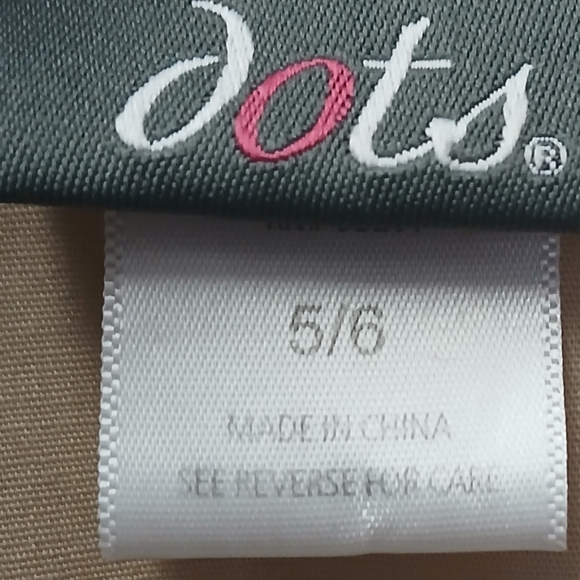 Dots Beige Ruffled Dress - Picture 2 of 3